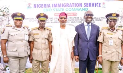 Obaseki, FG Launch Passport Production Centre, Enhanced e-Passport In Benin