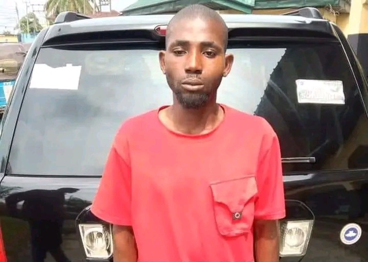 A 33-year-old man, Gabriel Volts, has been arrested by the police in Delta State for allegedly beheading his son for ritual purposes in the state.