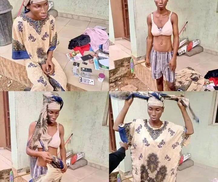 Man Dressed As 'Woman' To RCCG Church Nabbed In Lagos