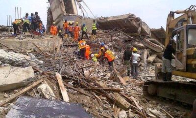 BREAKING: RCCG Building Collapses In Lagos