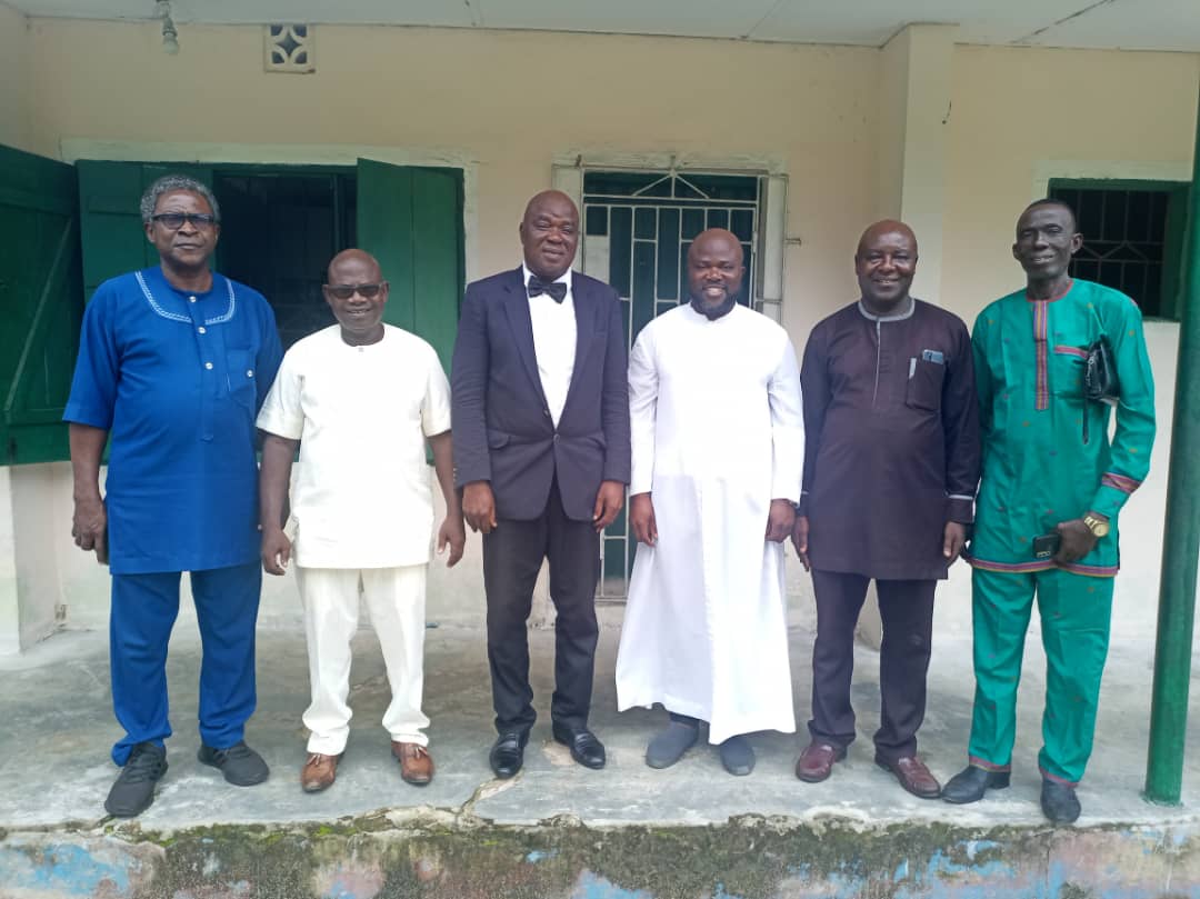 SKCOSA Felicitates With Father Amure Over Appointment As Principal Of SKC