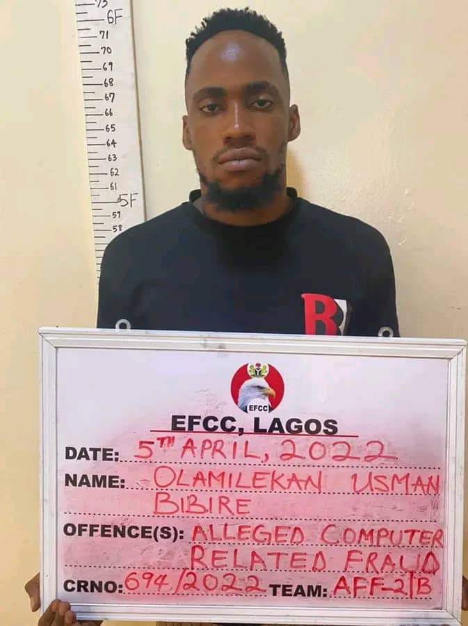 Internet Fraudster, Lekan Bibire Usman Jailed