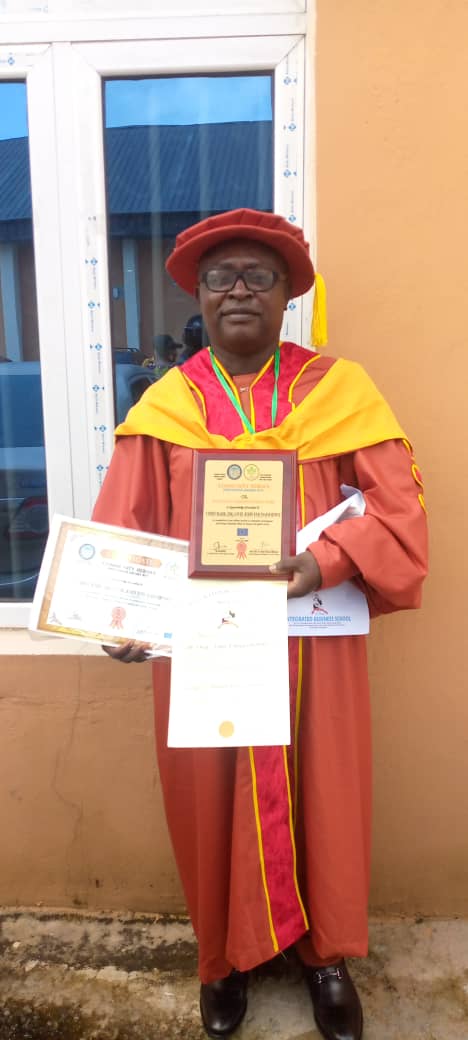 Barrister Emudainohwo Bags Honorary Doctorate Degree, Community Heroes Award