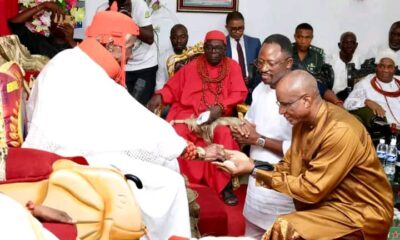 Delta 2023: Urhobo Royal Fathers Offer Blessings, Prayers To Omo-Agege