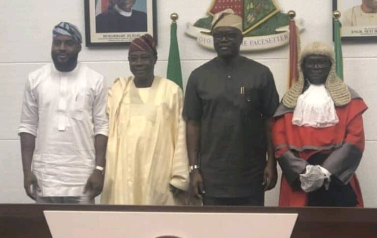 BREAKING: Bayo Lawal Sworn-in As New Oyo State Deputy Governor