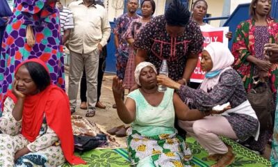 Families Of Abuja-Kaduna Train Attack Victims Protest