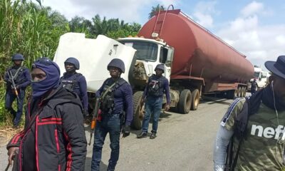 CGSIS Bursts Illegal Loading Point Of Stolen Petroleum Product, Impound Trucks, Arrests 4 Suspects In Delta