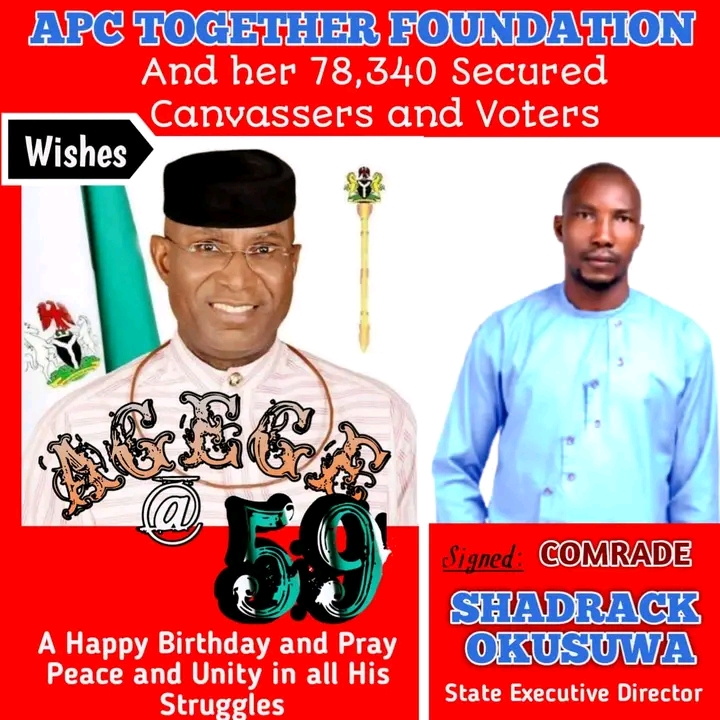 Birth Anniversary: Delta State APC Together Foundation Felicitates With Omo-Agege