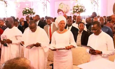 Prominent Nigerians Grace Burial Of Nduka Obaigbena's Mother