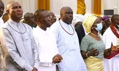 Omo-Agege, Okowa, Ibori, Others Attend Anniversary Thanksgiving Of Warri Monarch