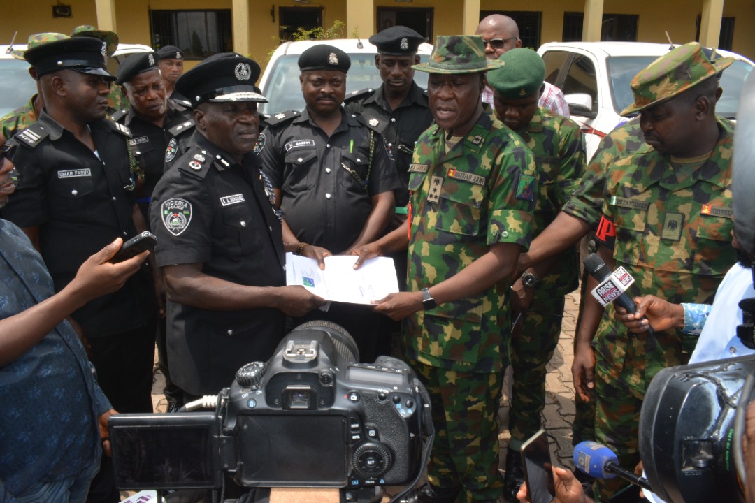 Major Gen. Lucky Irabor Presents Five Operational Patrol Vehicles To Delta Police Command
