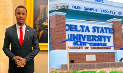 Oleh: Joy In Isoko, As Young DELSU Alumnus Erects Beautiful Architecture In Front Of Campus Gate