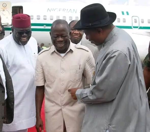 Oshiomhole Admits To Jonathan: You Are A Good Man, I Fought You Because Of Politics