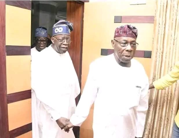 PHOTOS: Tinubu Lobbies Obasanjo For Presidential Endorsement