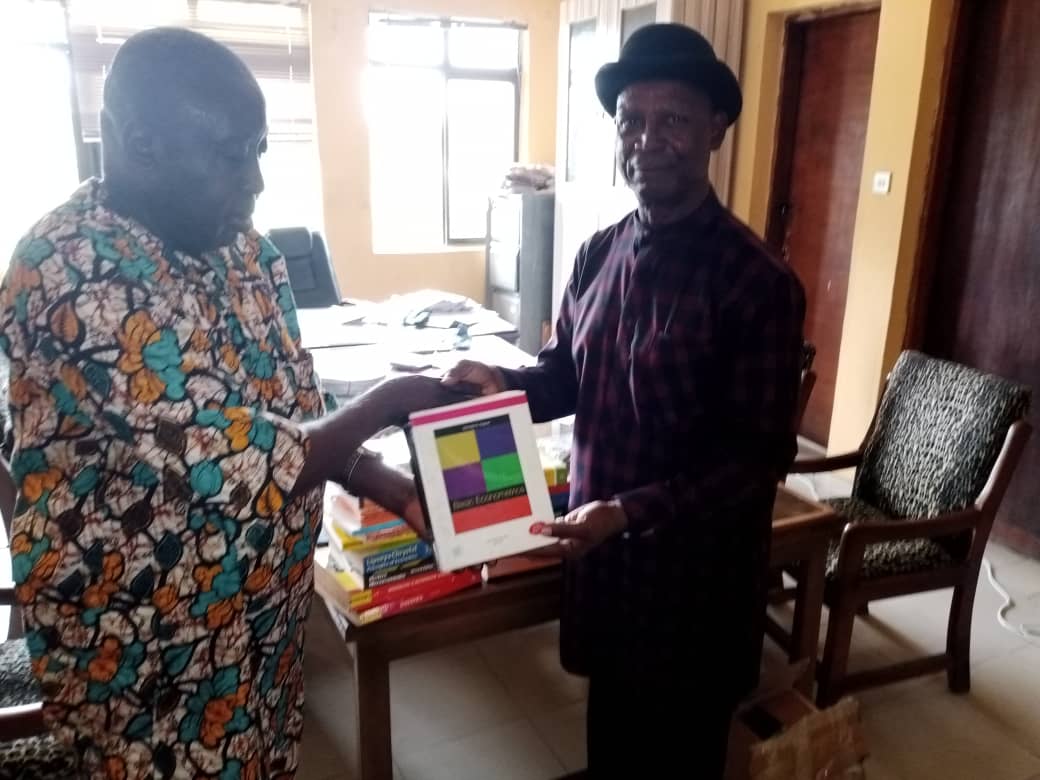 Ex-Student Donates Books To Former Department In DELSU