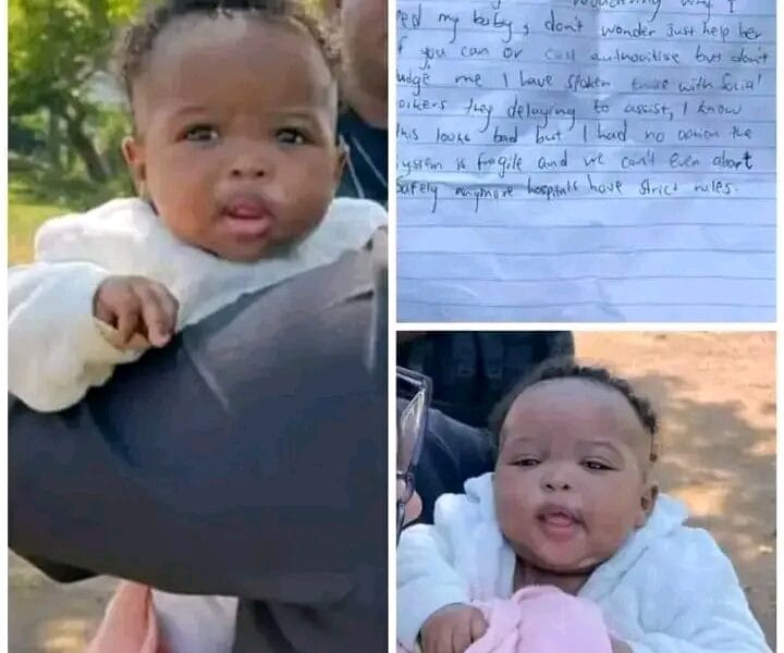 South Africa: Baby Girl Found Dumped With Note From Mother Saying: "Help Her If You Can But Don't Judge Me"