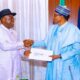 Gov. Diri Meets President Buhari Over Medical University, Road Projects