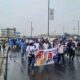 Tinubu’s Supporters Shut Down Major Lagos Roads