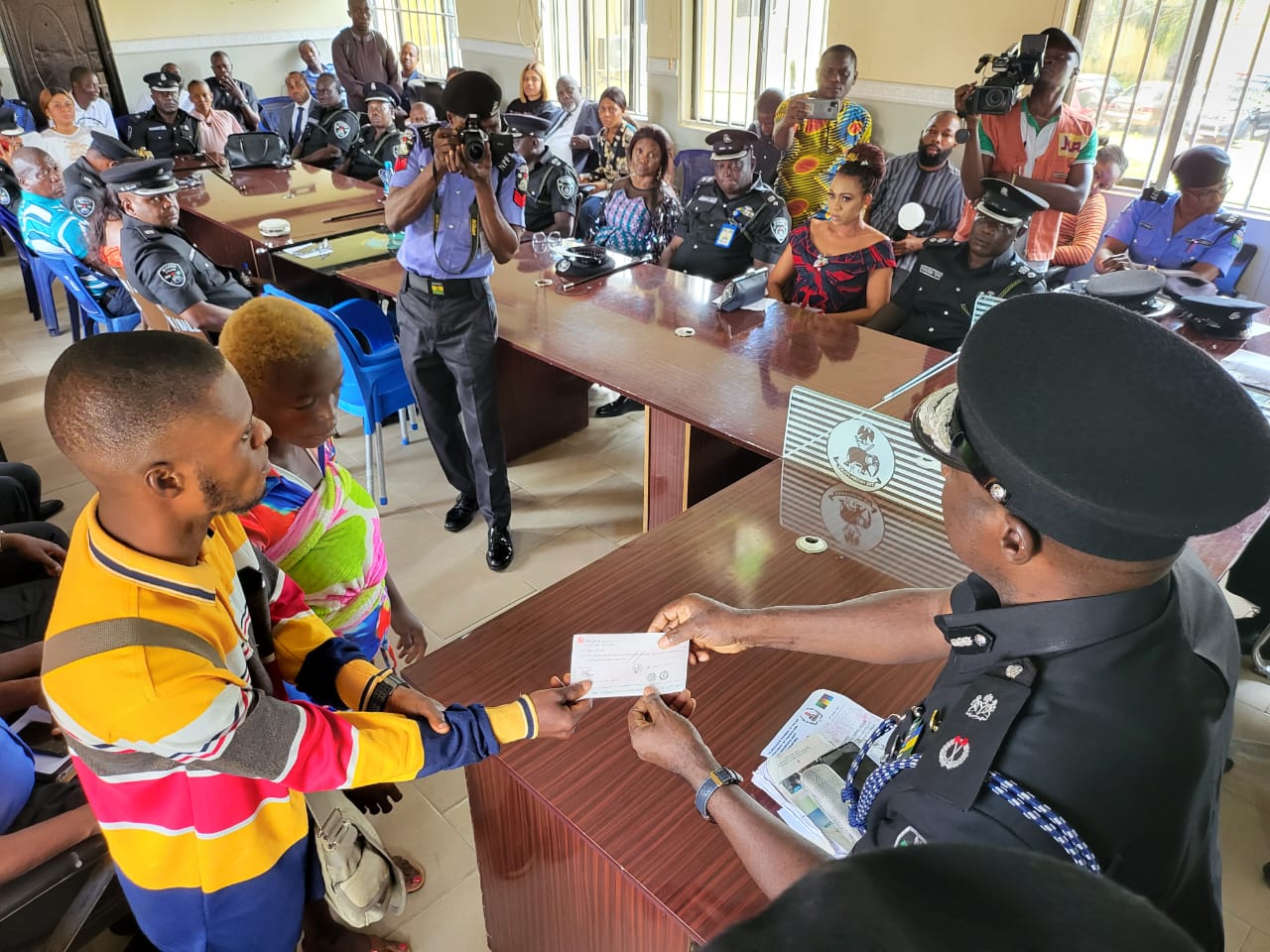 Delta CP Presents N26M To Families Of Deceased Officers