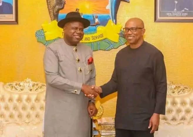 Gov. Diri Absent At Atiku's Presidential Rally In Edo, Hosts Peter Obi In Bayelsa