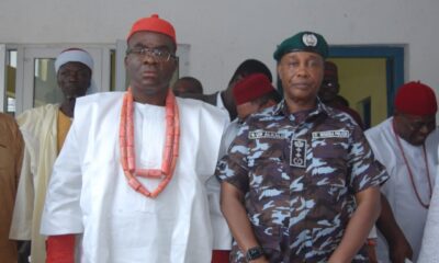 PHOTOS: Police IG Visits Ogwashi-Uku Kingdom, Lays Foundation For New Area Command