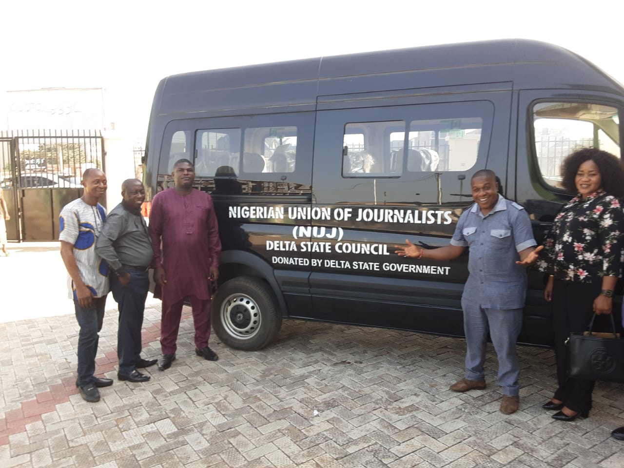 NUJ Delta Celebrates Donation Of New Bus To The Union