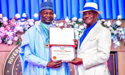 Malami Receives Rivers State's DSSRS Award