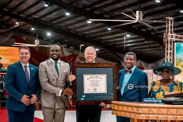 Oral Roberts University Honours Pastor Adeboye