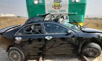 Train Crushes Woman With Her Car In Abuja