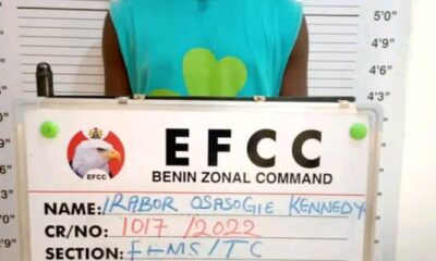 EFCC Arrest 21-Year-Old For Alleged €17,000 Fraud