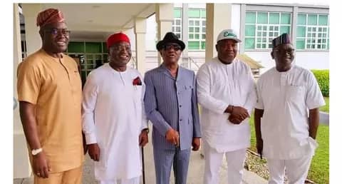UK Meeting: Wike, Other Aggrieved PDP Govs Demand Tinubu Support In Five States