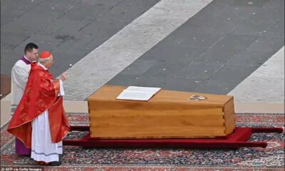 Pope Francis Presides As Pope Benedict XVI Is Laid To Rest