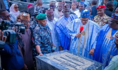 President Buhari Commissions Police Projects In Damaturu