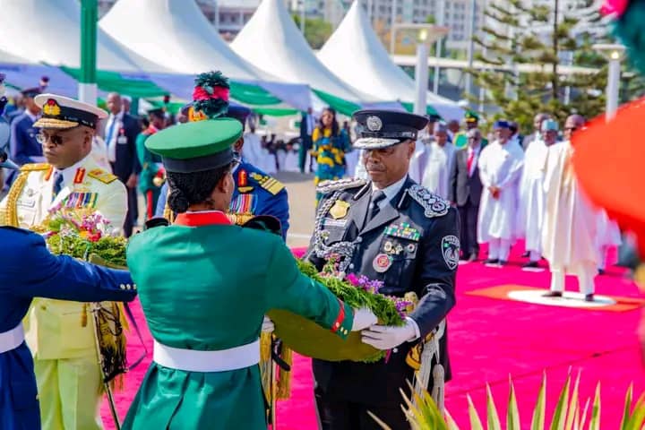 IGP Joins President , Service Chiefs To Lay Wreaths At 2023 Armed Forces Remembrance Day