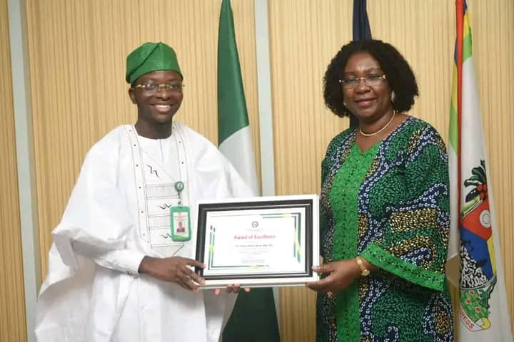 LASU VC Hosts ECOWAS Youth Ambassador, Emmanuel Agida