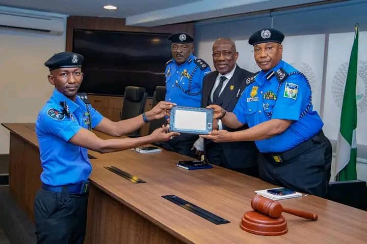 Modern Policing: IGP Launches 'Smartphone' Database Management System For Digilitization.Of Personnel Records