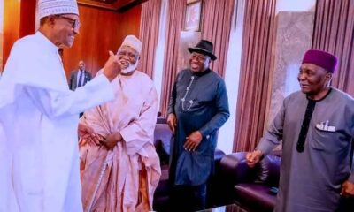 NAIRA SWAP: Jonathan, Others Storm Aso Rock As Obasanjo Refuses To Physcially Attend Council Of State Meeting, Joins Online