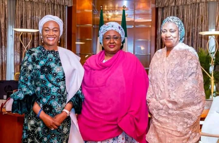 Oluremi Tinubu, Nana Shettima Visit Aisha Buhari In Abuja