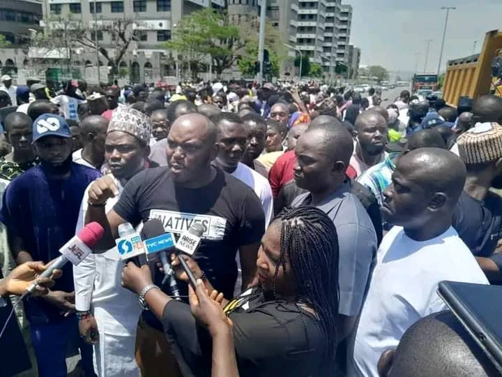 Pro-Tinubu Group Stages Protest In Abuja, Warns Atiku, Obi