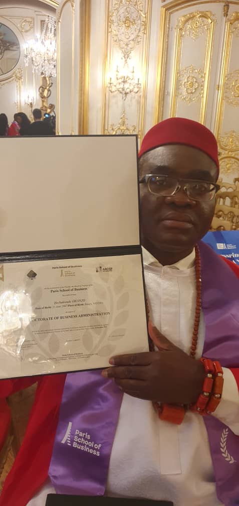 Obi Of Ogwashi-Uku Kingdom In Delta Bags Doctorate Degree