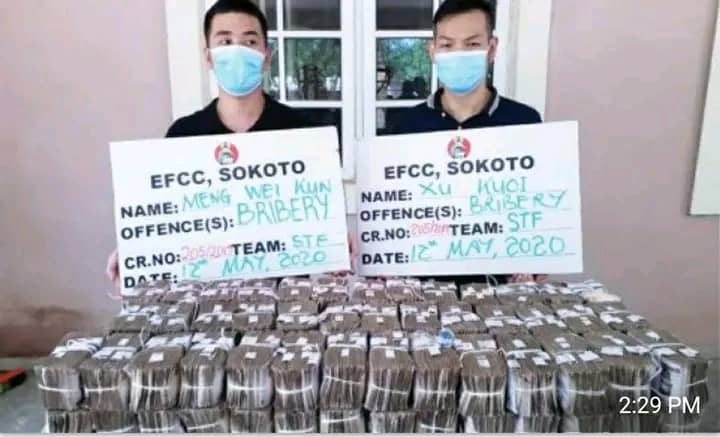 N50M Bribe: Appeal Court Jails Two Chinese Nationals Six Years Each