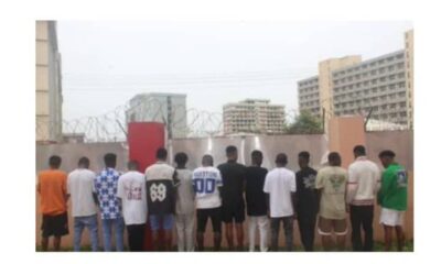 EFCC Arrests 14 Internet Fraudsters In Oghara