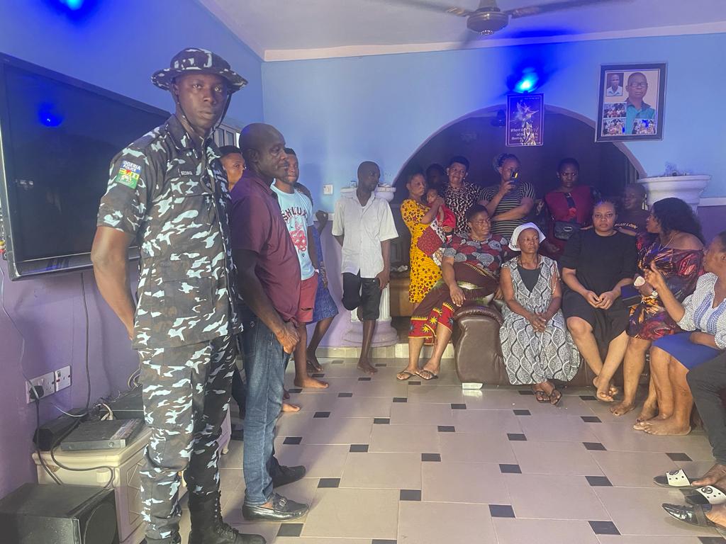 Delta State Police Command Pays Condolence Visit To Family Of Slain Onyeka Ibe