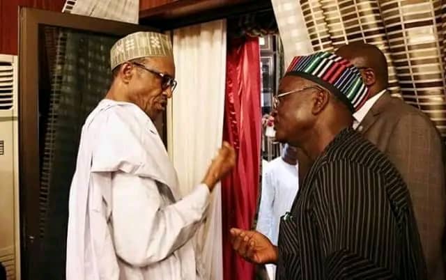 President Buhari Mocks Ortom Over Failed Senate Bid