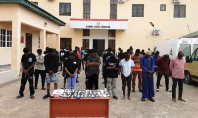 Two Ex-convicts, 46 Others, Arrested for Internet Fraud in Kaduna