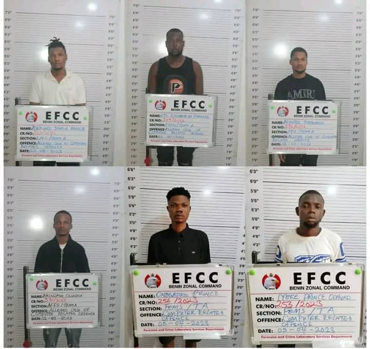 Court Sends Six Internet Fraudsters To Jail In Benin