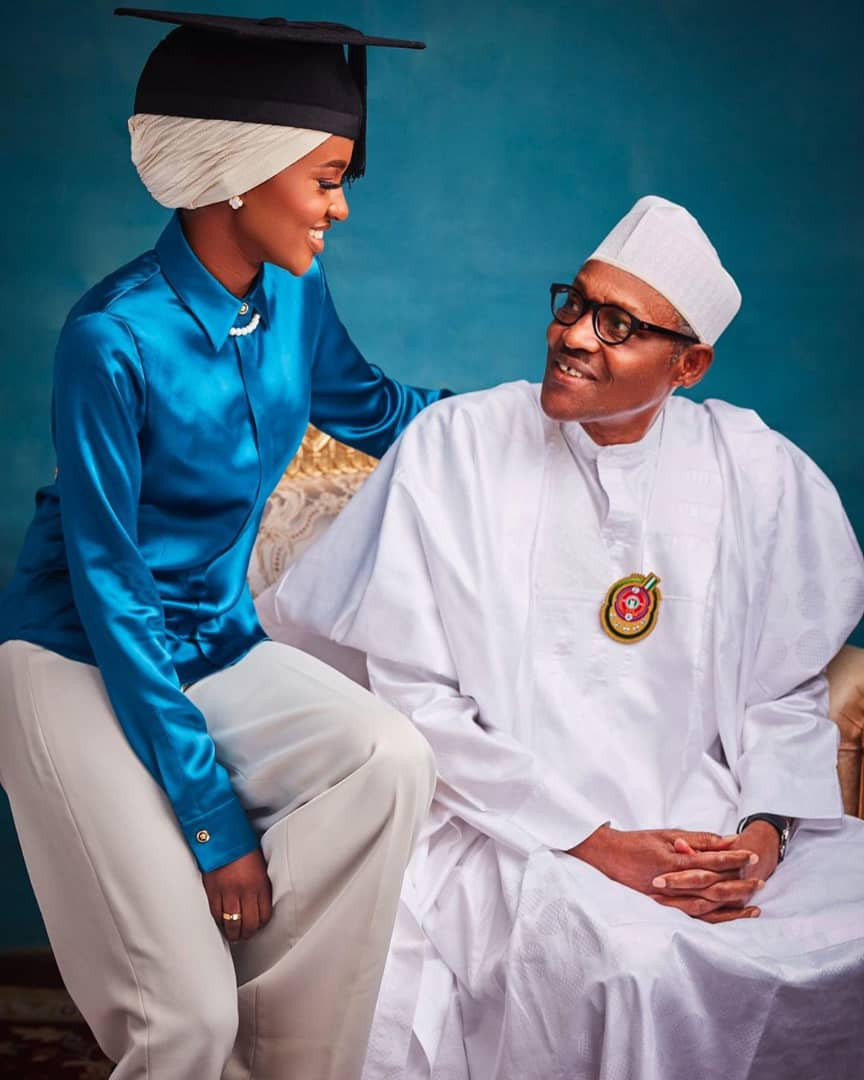 My Father Is A Silent Achiever – Buhari's Daughter