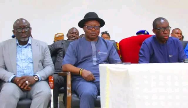 History Made As Uduaghan, Okowa, Oborevwori Attend PDP Stakeholders' Meeting