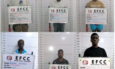 Court Sends Six Internet Fraudsters To Jail In Benin City