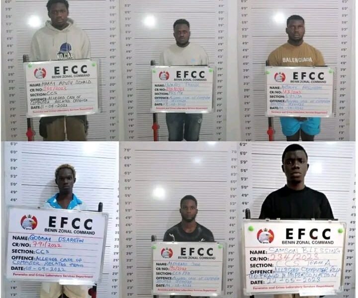 Court Sends Six Internet Fraudsters To Jail In Benin City